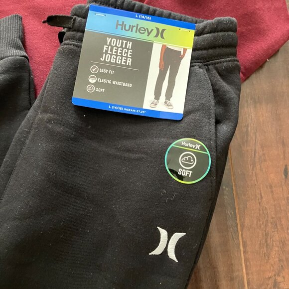 NWT Hurley Boys Fleeced Hoodie and Jogger - L (14/16) - Picture 6 of 6